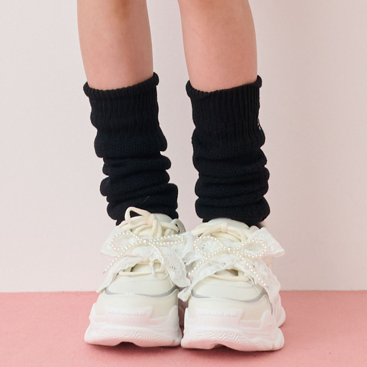 Loose Socks,Black, large image number 0