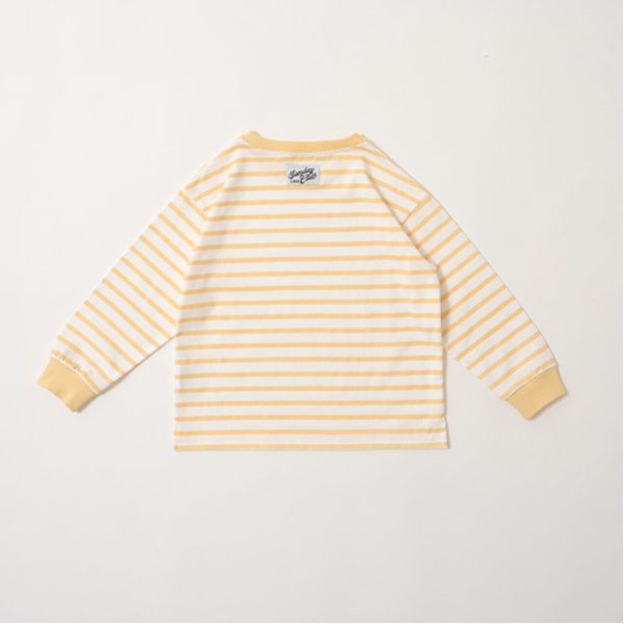 [Comfortable Jersey] Stripe Long-Sleeve T-Shirt,Mustard, large image number 11