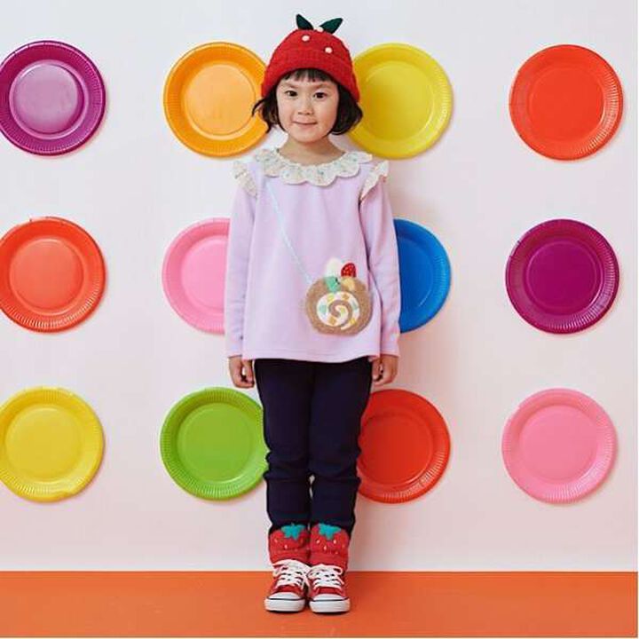 Roll Cake Small Shoulder Bag Sweatshirt,Lavender, medium image number 4