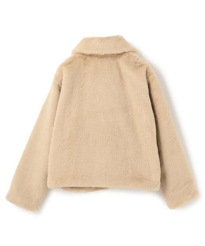 Short Fur Coat [Korean Fashion],Beige, medium image number 5