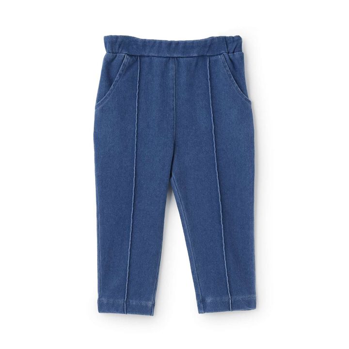 [Smile/Stain-Resistant] Loose Fit Pants,Blue, medium image number 0