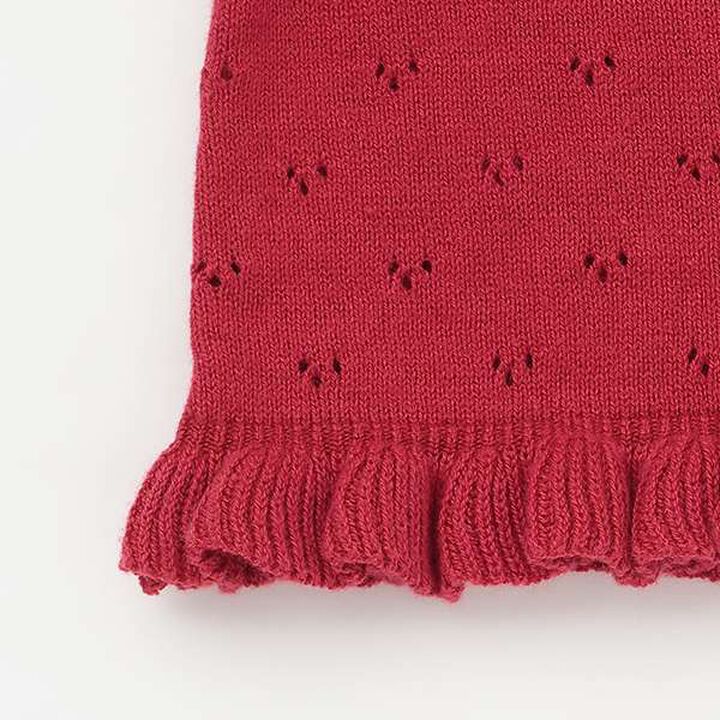 [Link] Needle-Free Cardigan,Red, medium image number 5