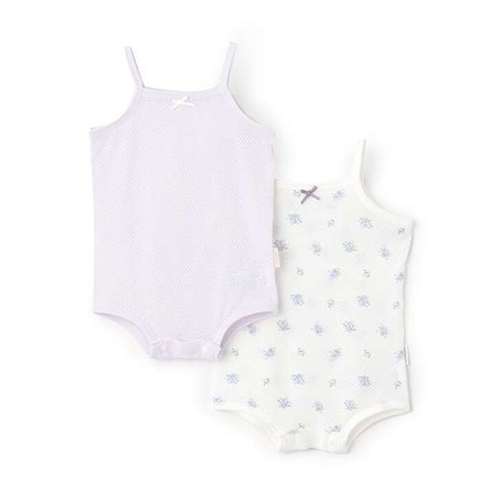 [Weak Acidity] Mesh Camisole Romper,Lavender, medium image number 13
