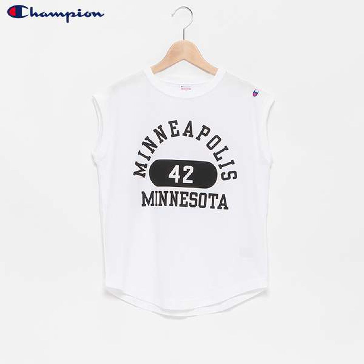 [Champion] Box Tank Top,Off white, large image number 8