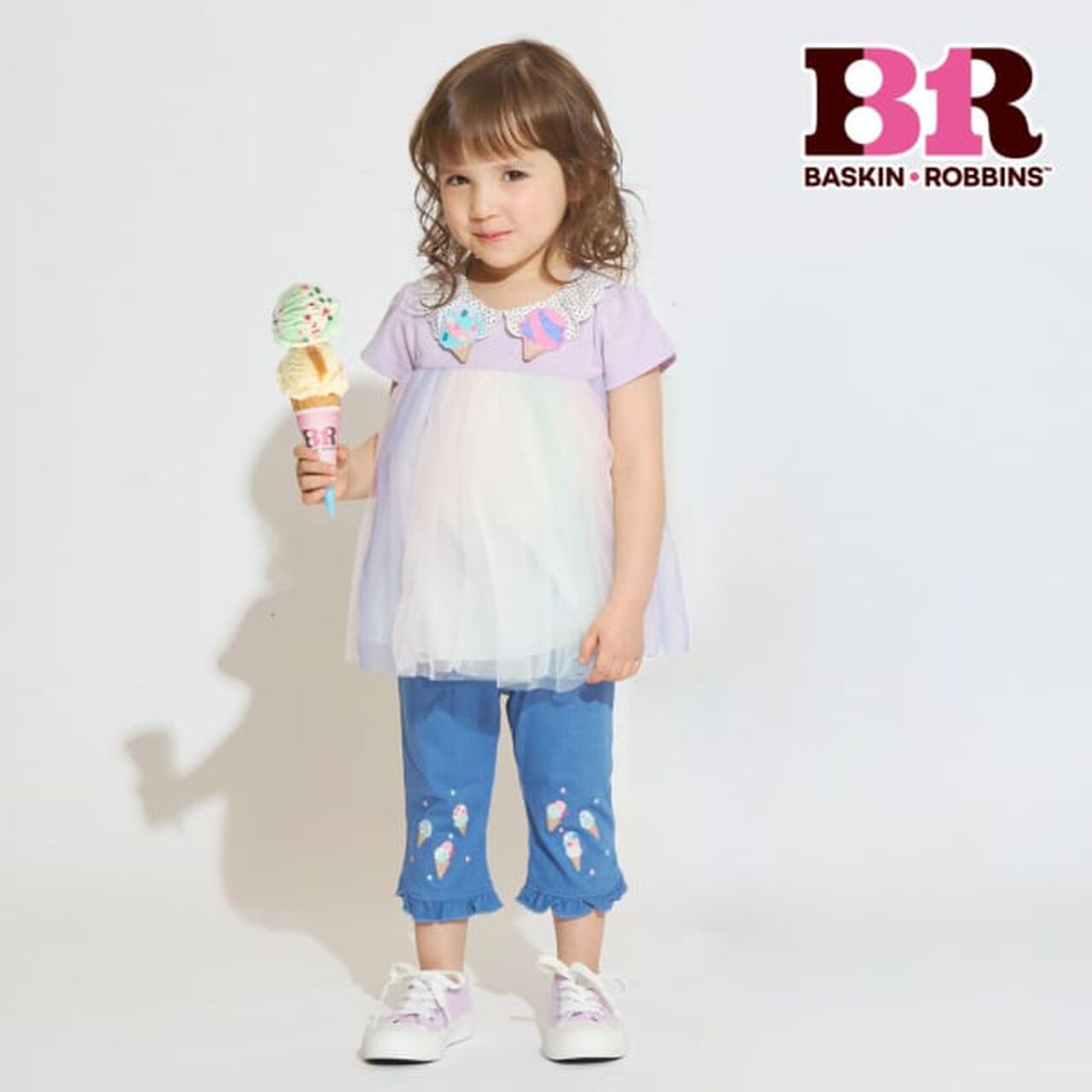 [31 Ice Cream] Tulle Tunic,Pink, large image number 4
