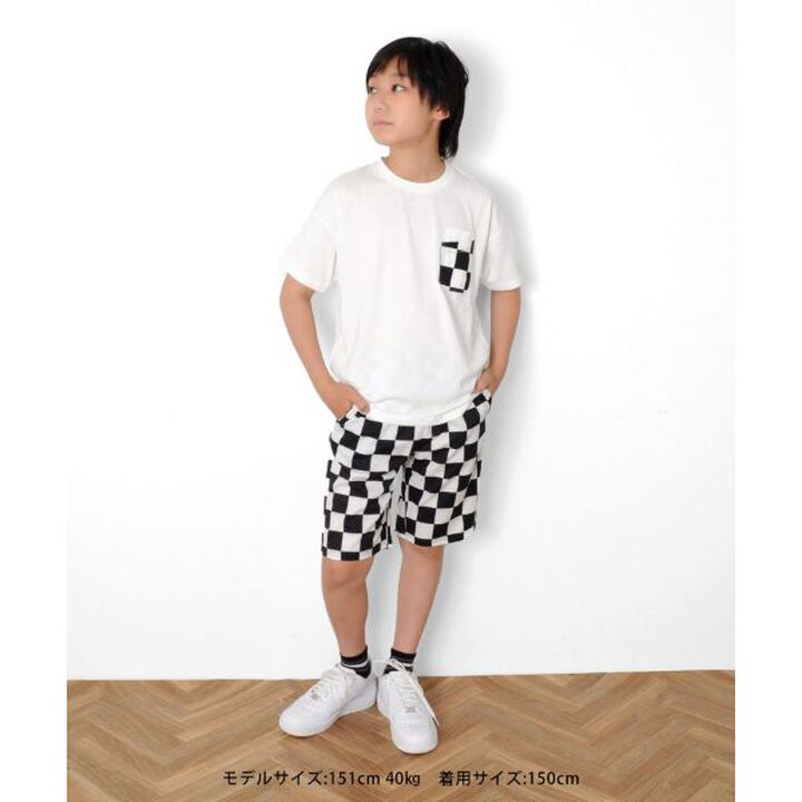 [Adult Size Available] Drop Shoulder Short Sleeve T-Shirt with 2 Pockets [Set Up Compatible],Charcoal gray, medium image number 7