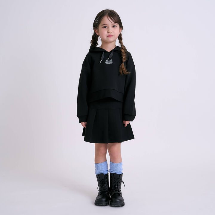 Anti-Stain Puffed Sweatshirt Hoodie / Cardboard,Sax blue, medium image number 6