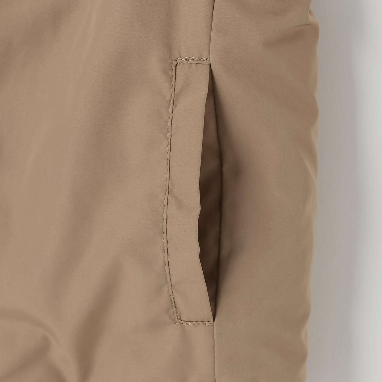 Plain Boa Reversible Vest,Light beige, large image number 15