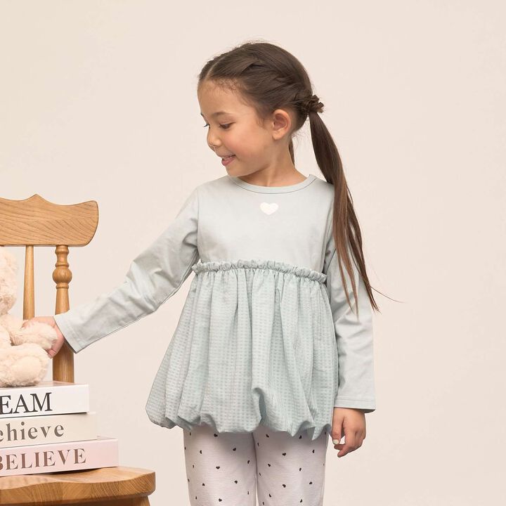 Quick-Dry UV Non-Crumbling Either Way Is Fine Muteki T Balloon Peplum Tops,, medium