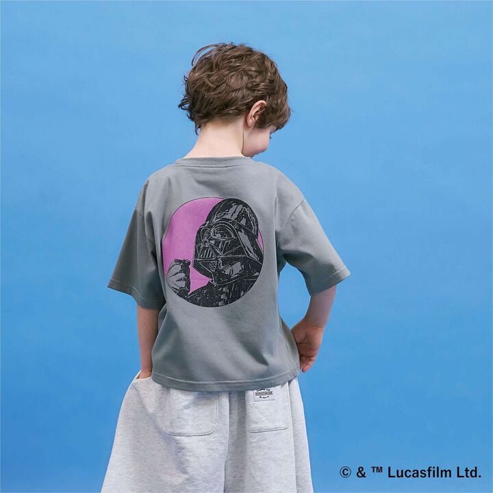 [STAR WARS] [Anti-Stain・Quick-Dry・Shape Retaining] Assorted Back Print T-Shirt [MNCM],Charcoal gray, medium image number 22