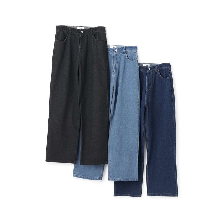 Denim Barrel Pants,Navy, medium image number 8
