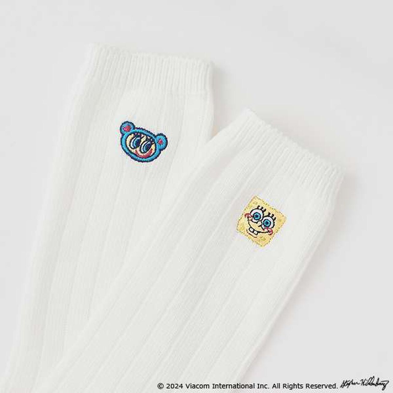 SpongeBob Angel Blue Loose Socks,Multi color, large image number 3