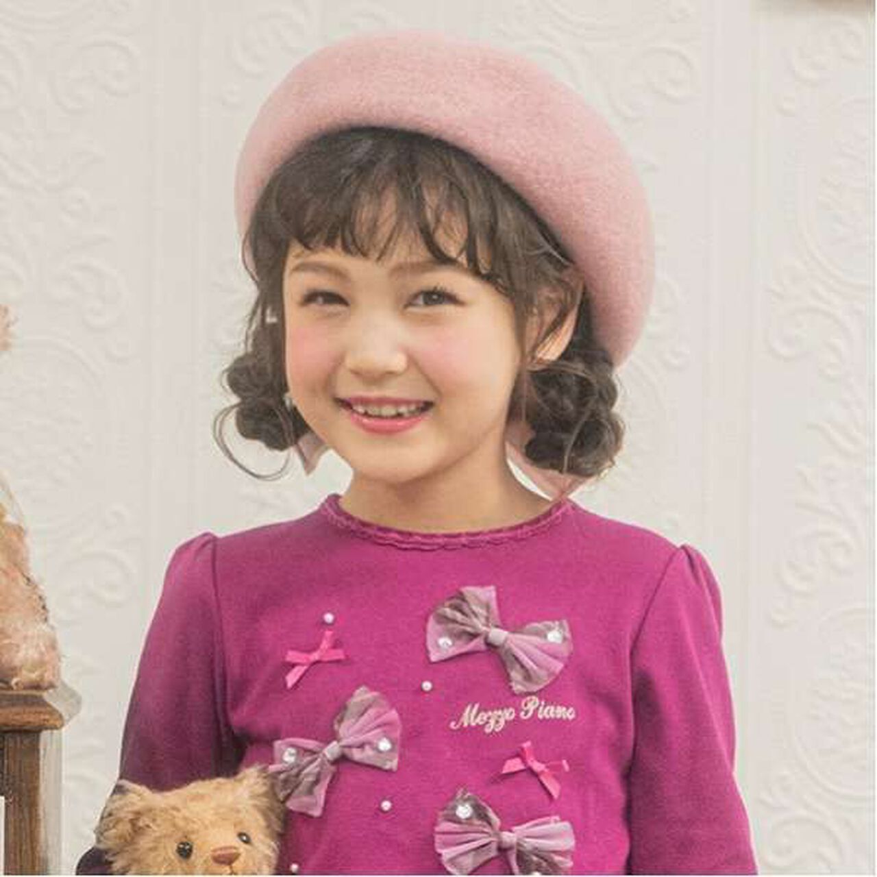 Back Ribbon Basque Beret,Black, large image number 21