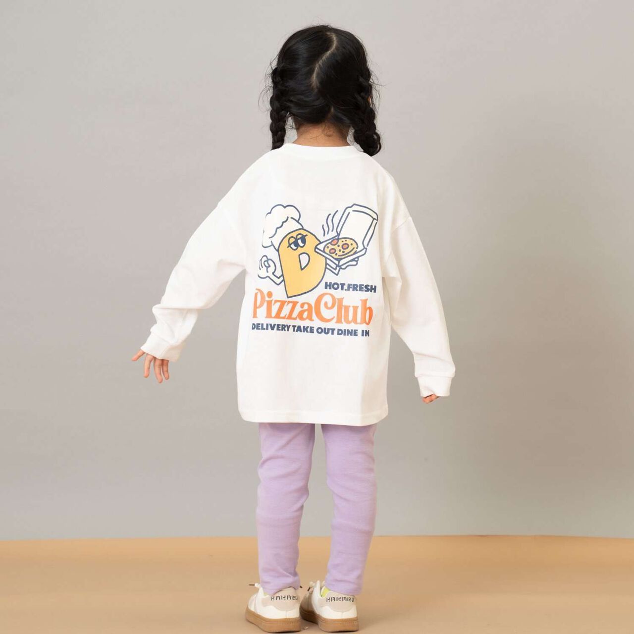 100% Cotton 365D. OFUZAKE Pattern Long Sleeve T-Shirt,Purple, large image number 1