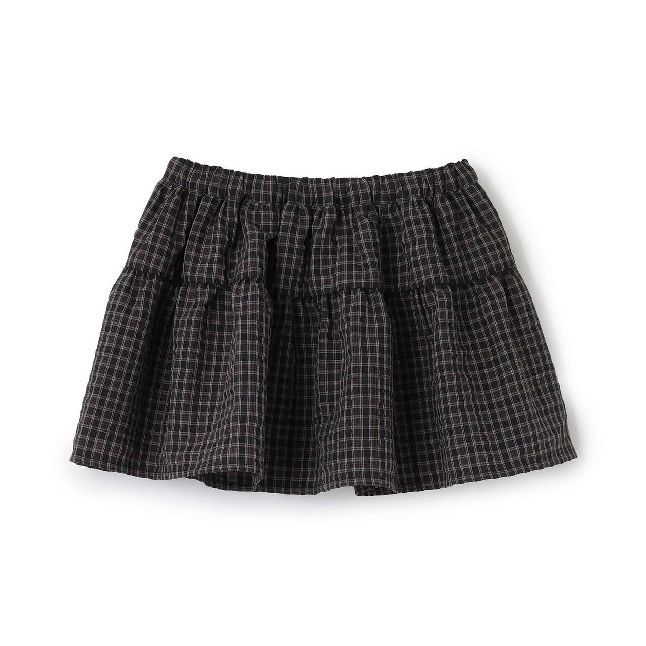 2WAY Tiered Skirt Convertible into Tunic,Charcoal gray, large image number 7