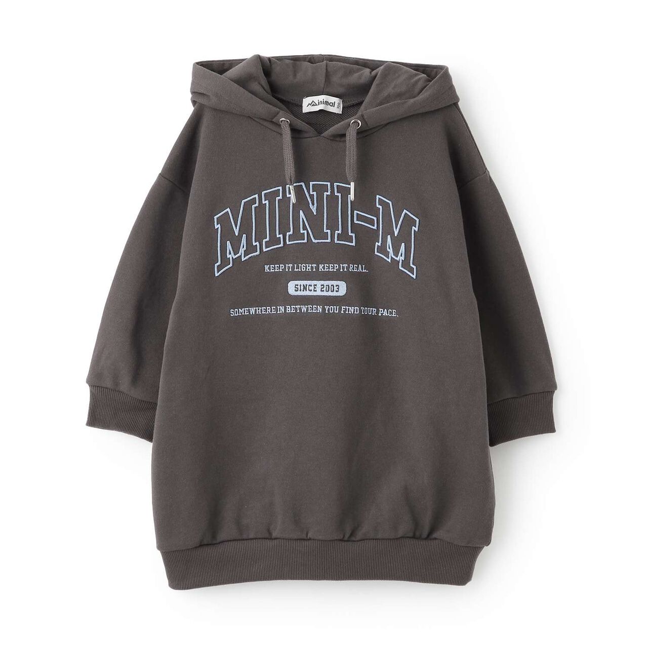 Quick-Dry Parka One-Piece Dress,Charcoal gray, large image number 20