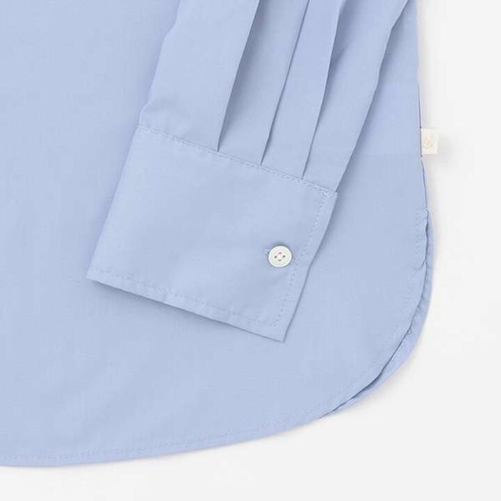 [AMI] Cutwork Stitch Big Collar Blouse,Off white, medium image number 10