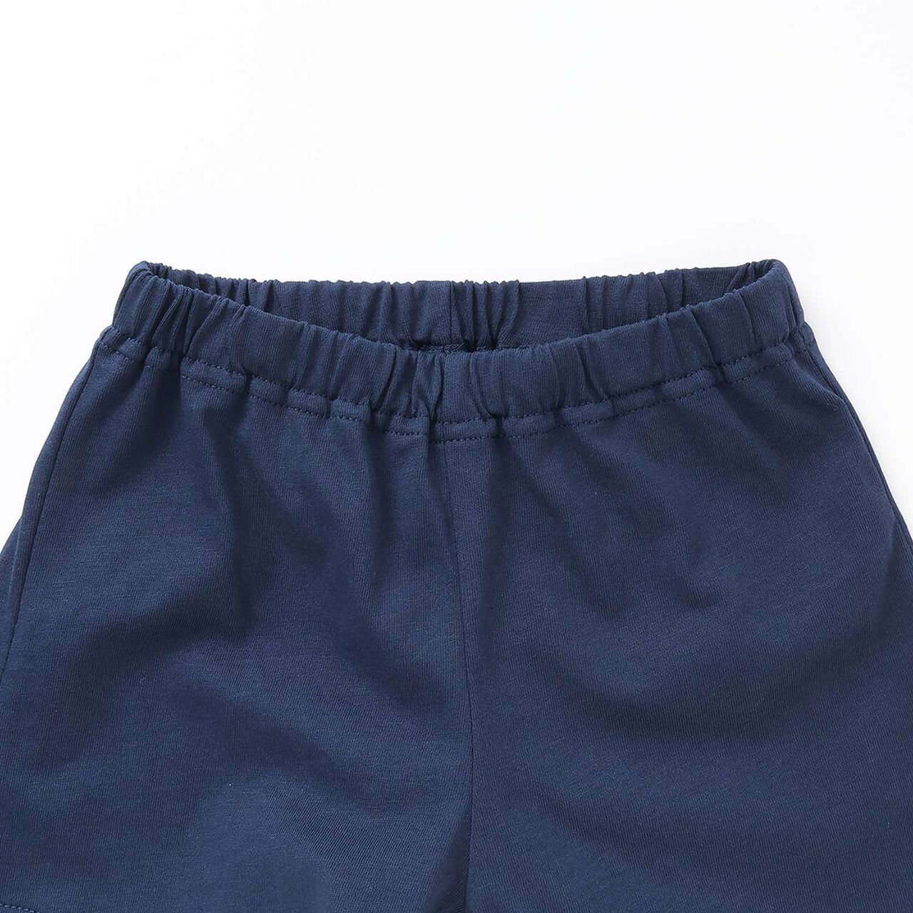 Pleated Skirt with Belt & Inner Pants Set,Blue, large image number 8