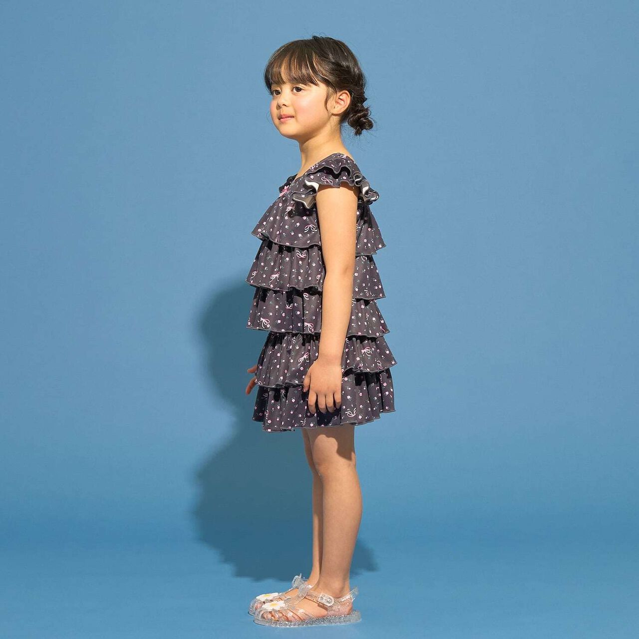 [SWIM] [UV Protection] Tiered Top & Tiered Skirt Separate Swimsuit,Lavender, large image number 24