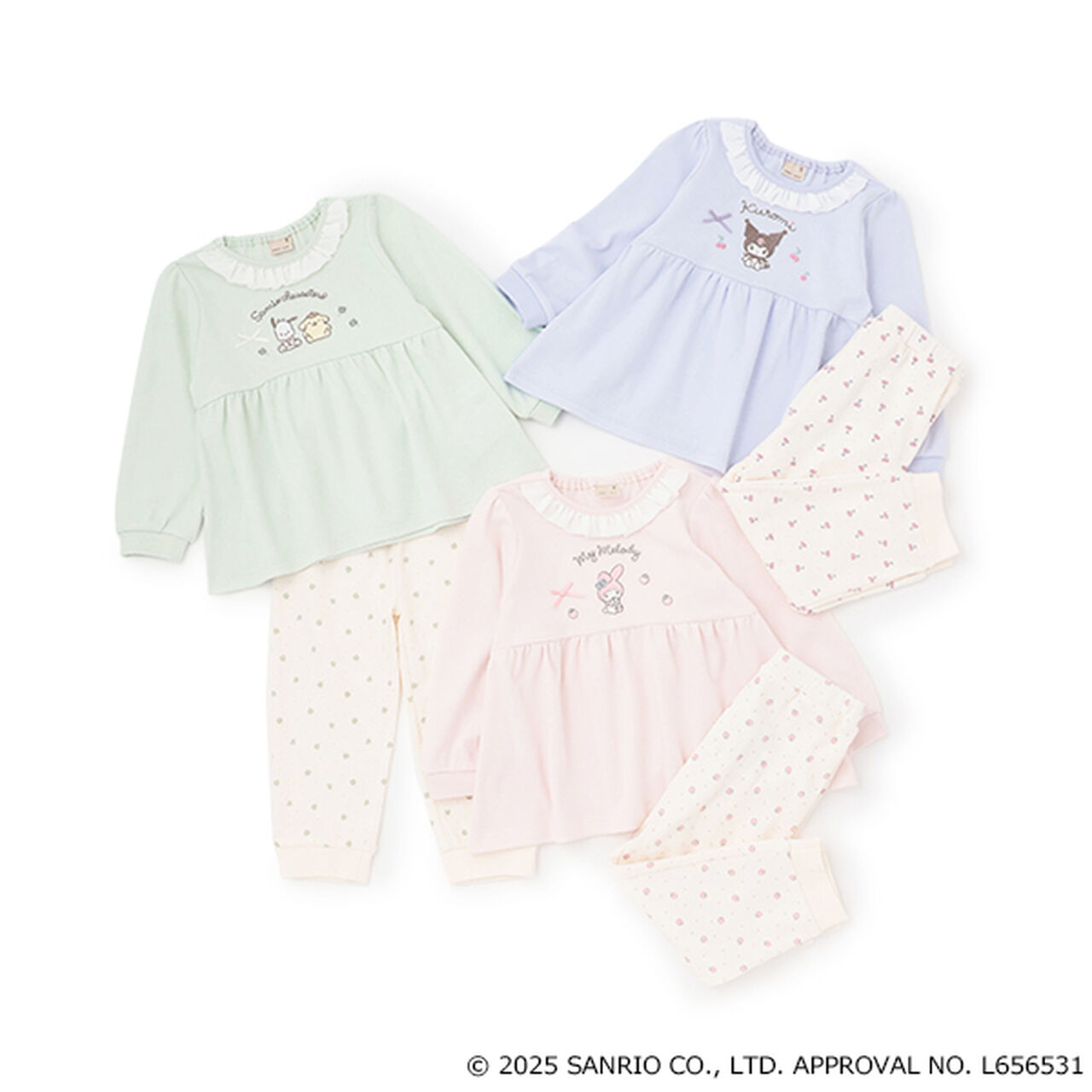 [Sanrio] Collar Frill Pajamas,Lavender, large image number 9
