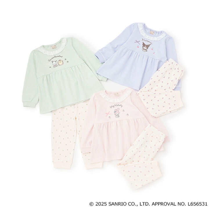 [Sanrio] Collar Frill Pajamas,Lavender, medium image number 9