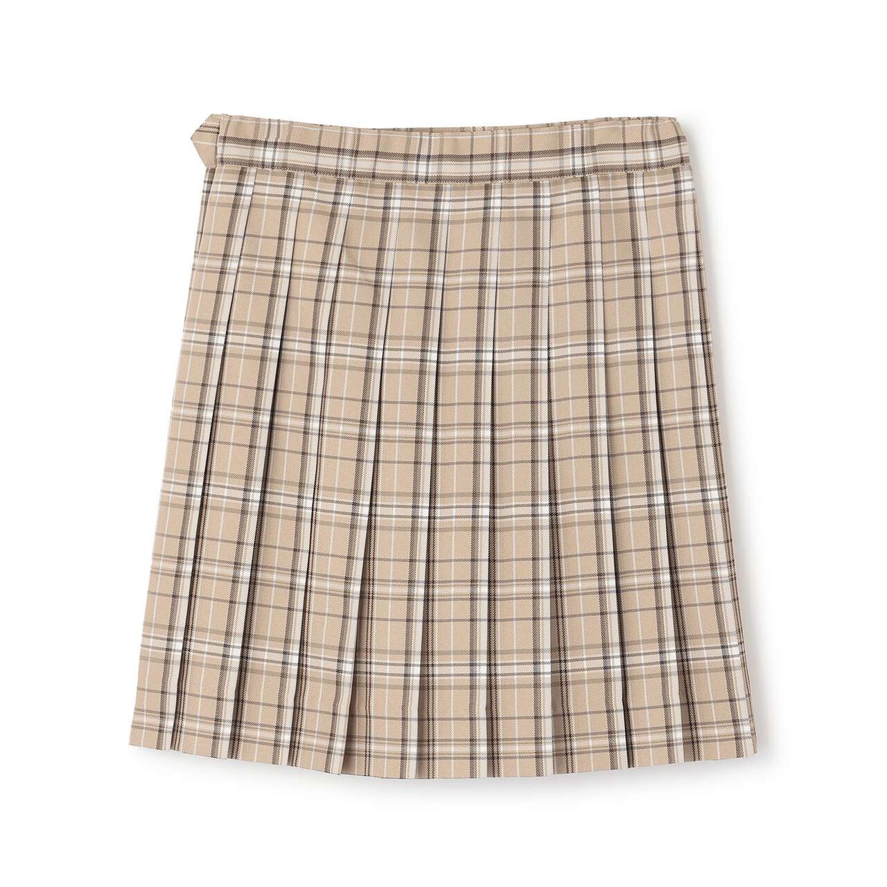 [Graduation Attire] Checkered Pleated Skirt-Pants,Navy, large image number 9