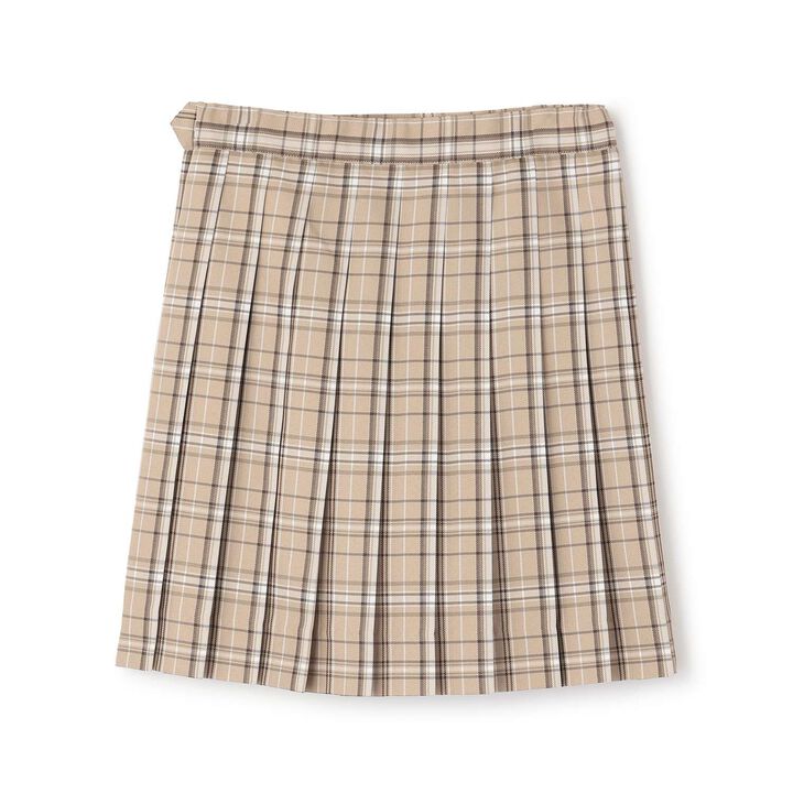 [Graduation Attire] Checkered Pleated Skirt-Pants,Navy, medium image number 9