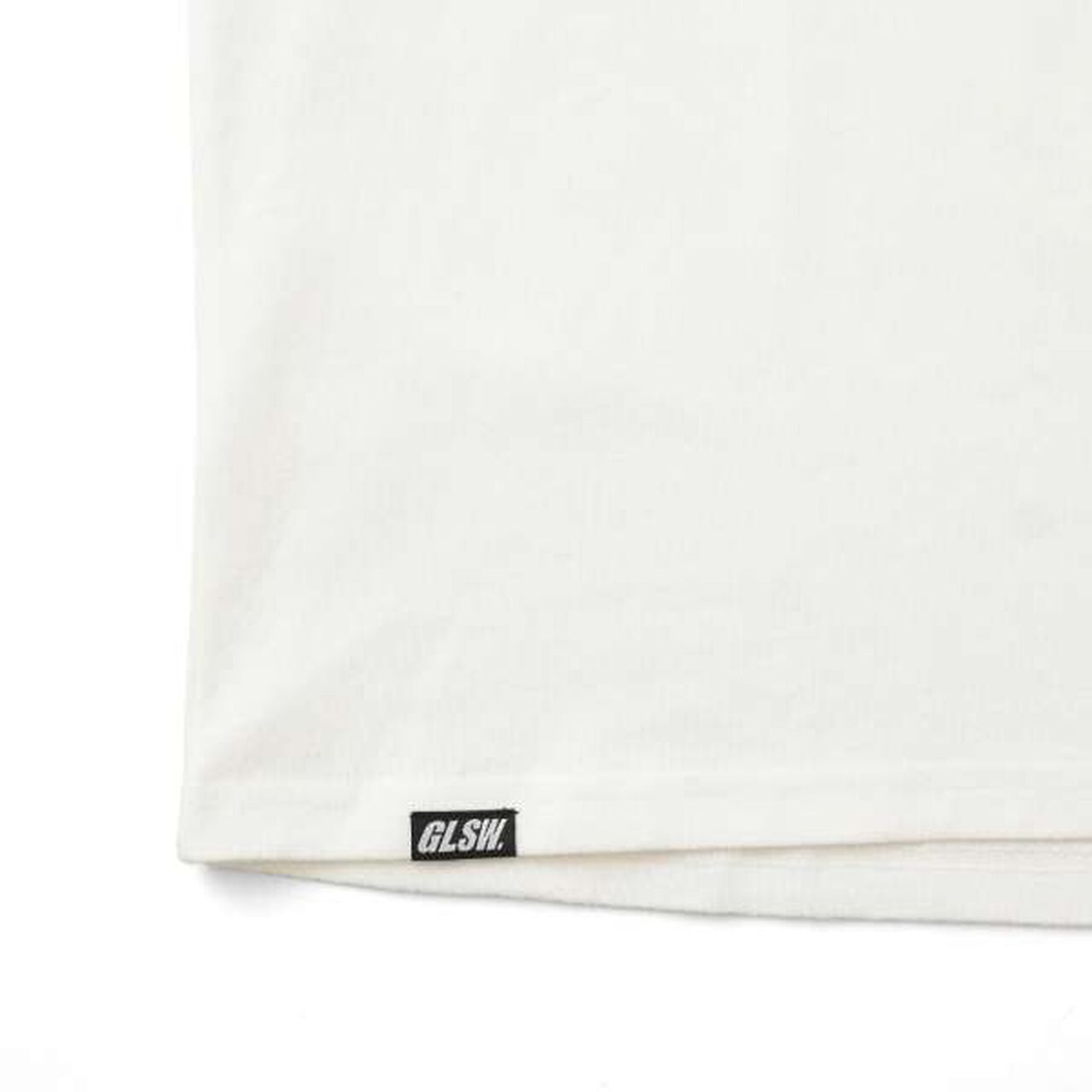 [GLSW.] Logo Reflective Print Long-Sleeve T-Shirt,White, large image number 4