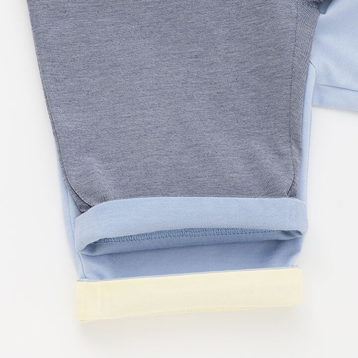 Denim-Style Half Pants,Navy, medium image number 5