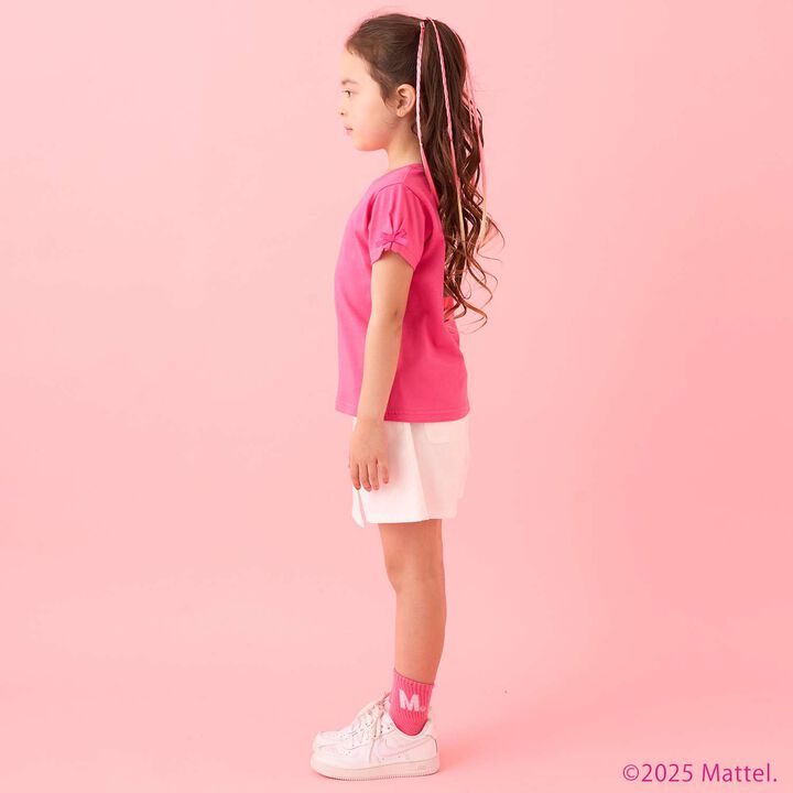 [Barbie] Sleeve Tuck T-Shirt,White, medium image number 17