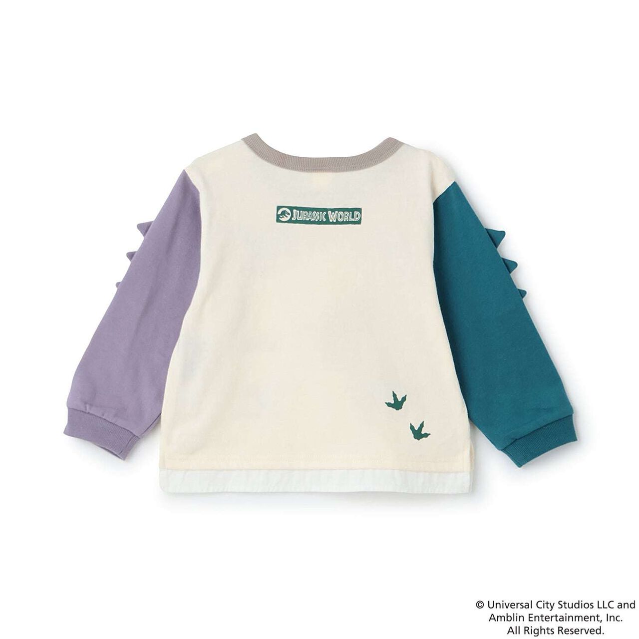 [JURASSIC WORLD] Embroidered Long-Sleeve T-Shirt,Mustard, large image number 4