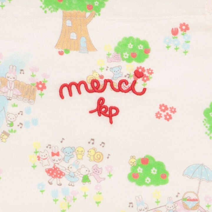 Lawn All-Over Print Bag,Off white, medium image number 2