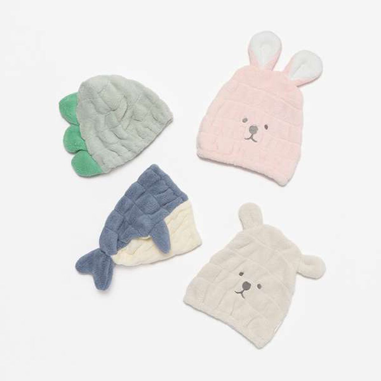 Animal Towel Cap,Light green, large image number 9