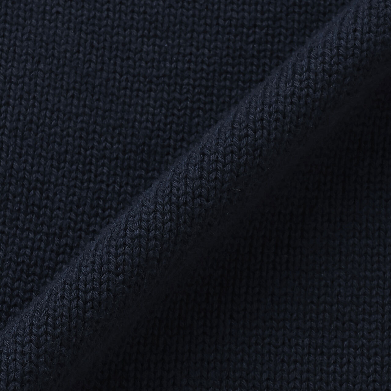 Cotton Knit V-Neck Cardigan,Navy, large image number 8