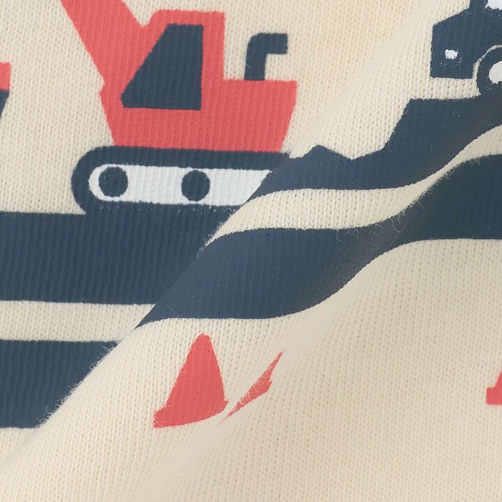 [Popular Item Restocked] [Not Available at Physical Stores] Construction Vehicles Working Long-Sleeve T-Shirt,Light blue, medium image number 5