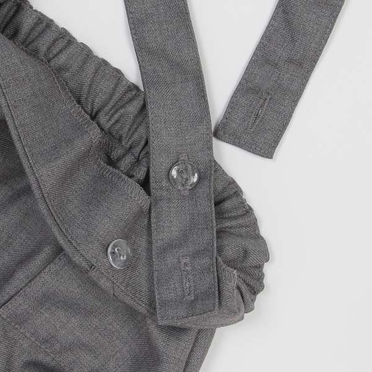 Suspender Pants Set,Ivory, large image number 5