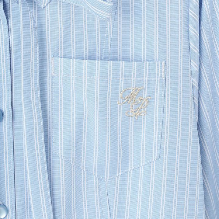 Knit Vest & Shirt Dress Set,Sax blue, medium image number 8