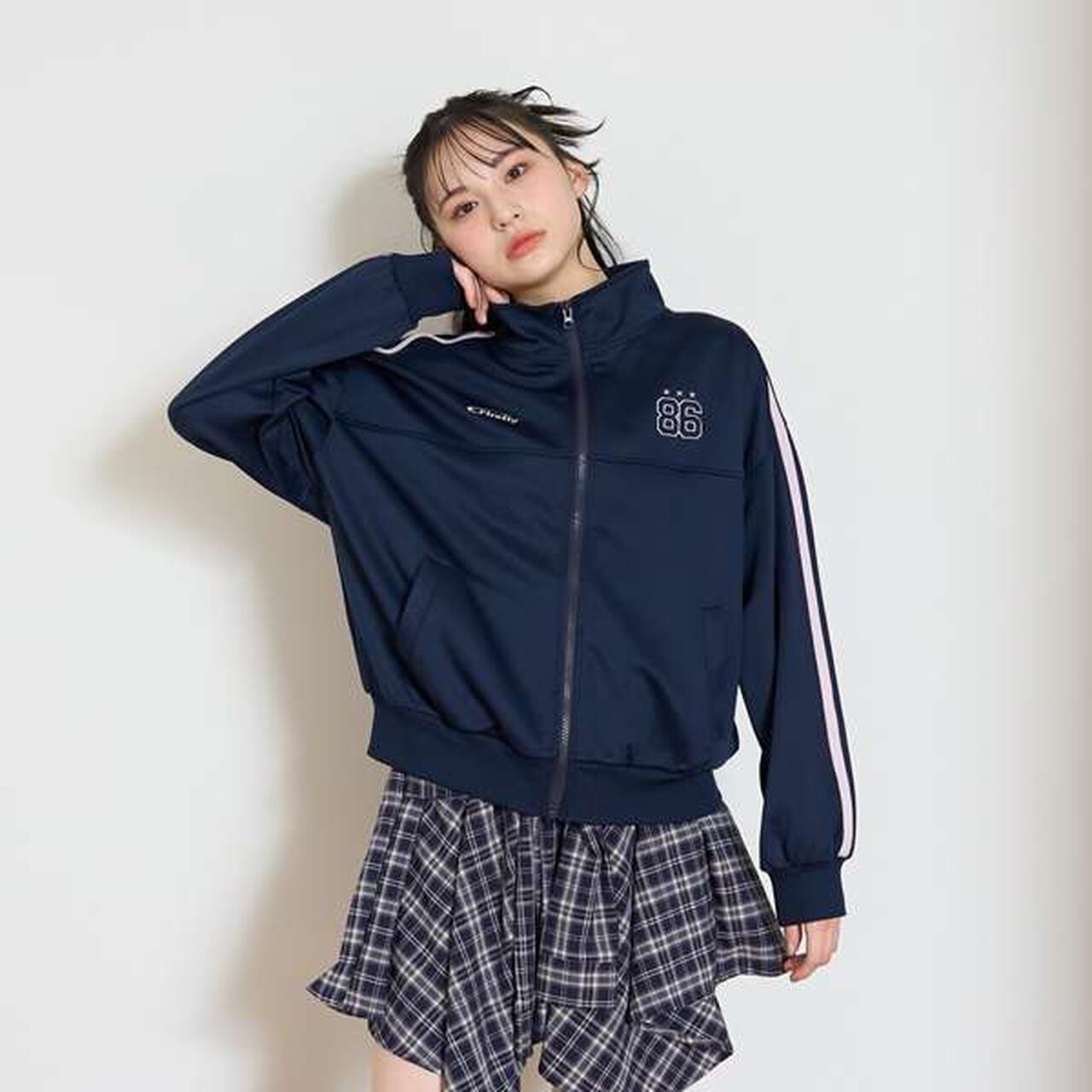 [LTXC] Athletic Track Jacket,Navy, large image number 0