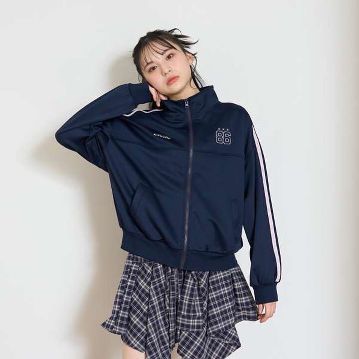[LTXC] Athletic Track Jacket,Navy, medium image number 0