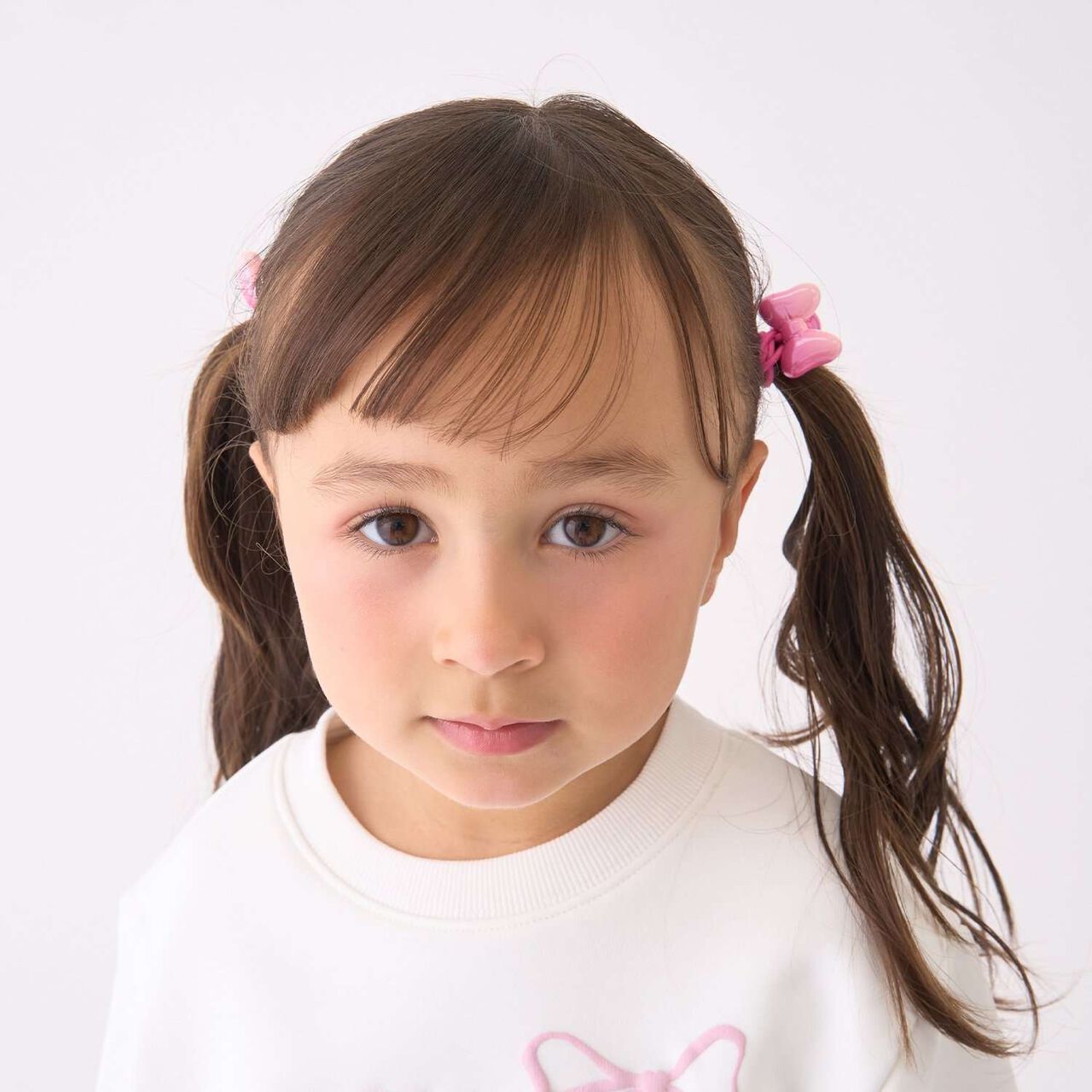 [Lycee Mine Ballet Series] Gradient Ribbon Hair Ties 2P Set,Cherry Pink, large image number 9