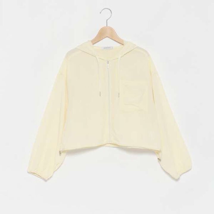 UV Protection Sheer Jacket,Ivory, medium image number 2