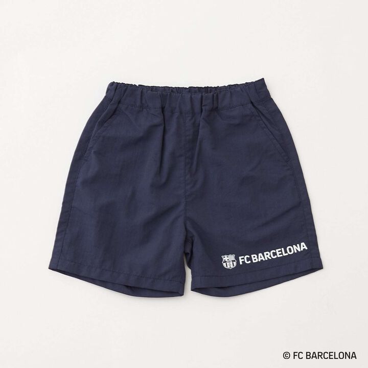[FC BARCELONA] 布質短褲,淡卡其色, medium image number 9