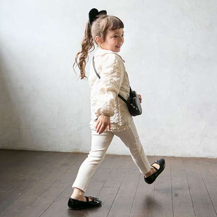 Back Frill Leggings,Light pink, medium image number 1