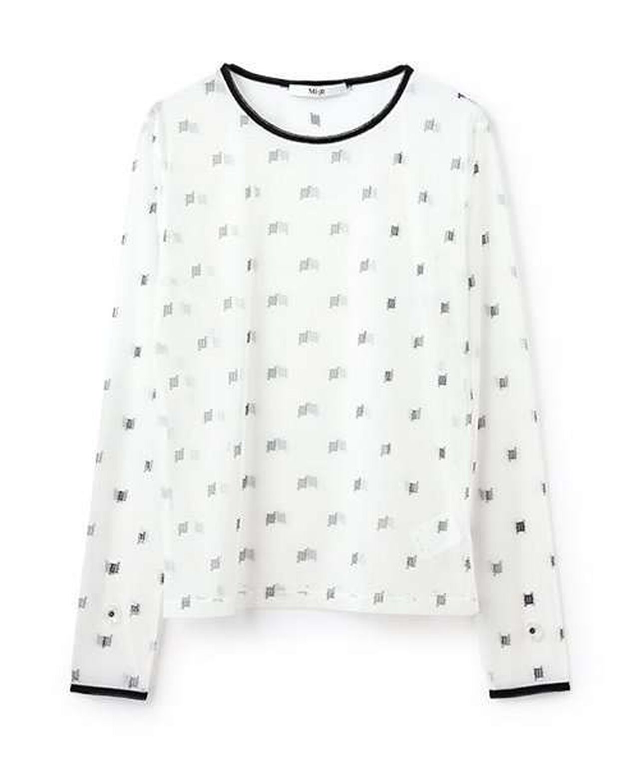 Monogram Sheer Inner Wear,Ivory, large image number 0