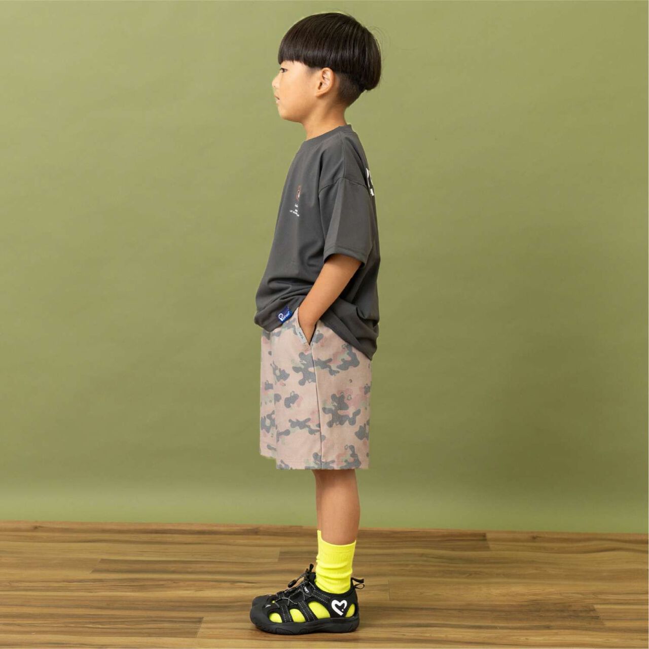 [Penfield] Kids Assorted Bear Short Sleeve T-Shirts [Parent-Child Matching] [Cool Touch],Off white, large image number 16