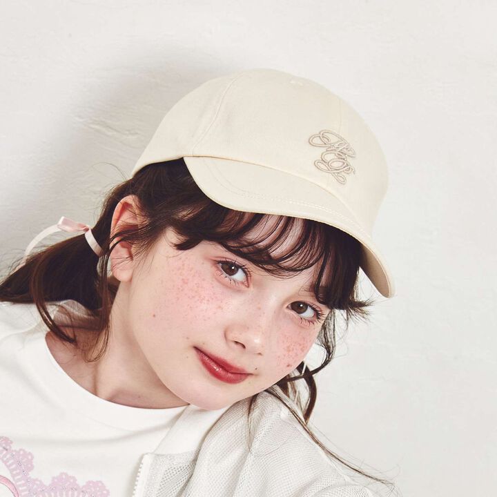 [UV Protection, Heat Shield, Cool Sensation] Back Ribbon Cap,, medium