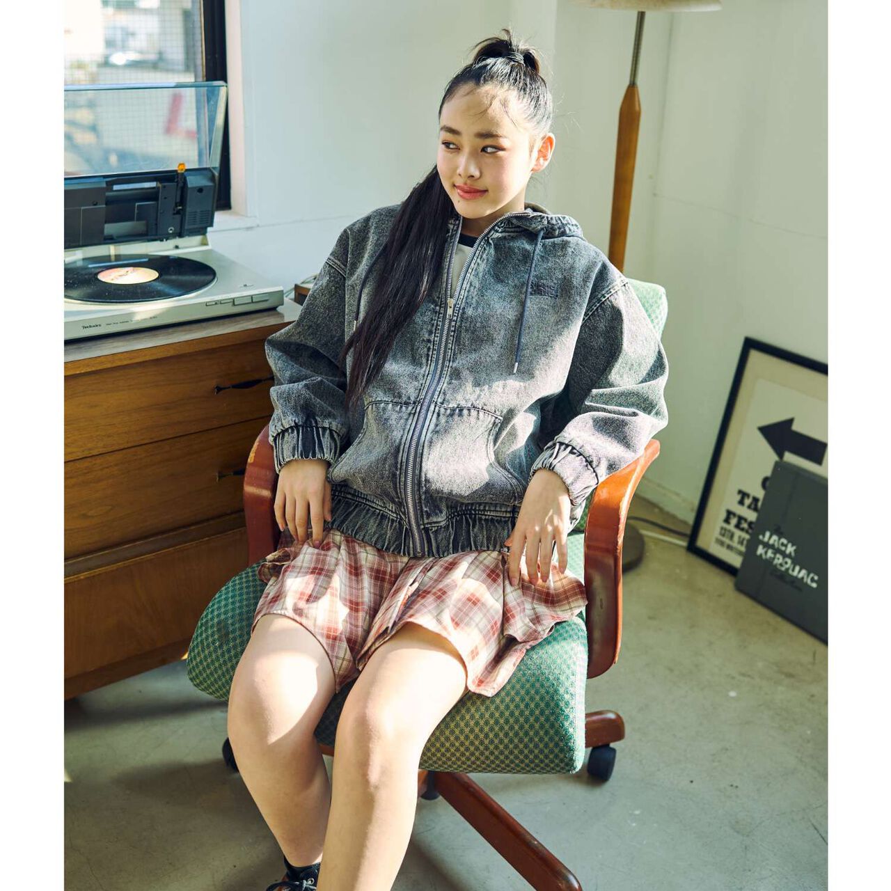 [LTXC] Denim Parka,Gray, large image number 5