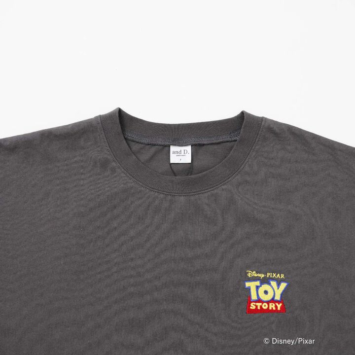 [DISNEY/PIXAR/TOY STORY] DAD玩具總動員/巴斯光年短袖T恤,炭灰色, medium image number 7