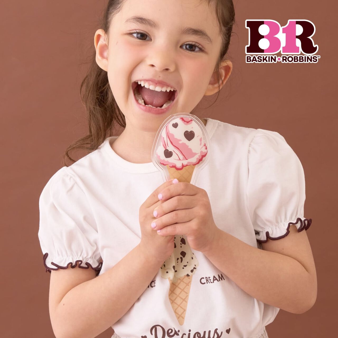 [Baskin-Robbins] Die-Cut Ice Pack,Pink, large image number 0