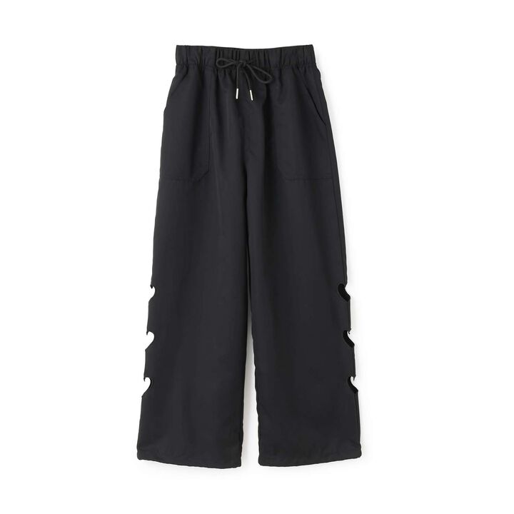 Cut-Out Motif Pants,Black, medium image number 7